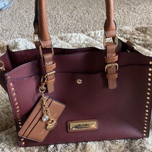 Marc Jacobs plum and gold purse